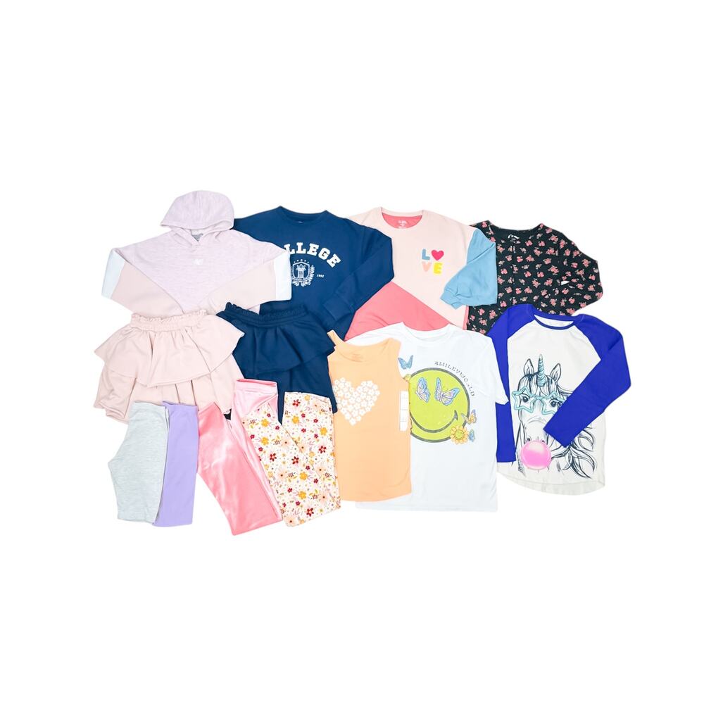 Girls Clothing Bundle Skirt Shorts Dress Outfits Sets Size 10/12